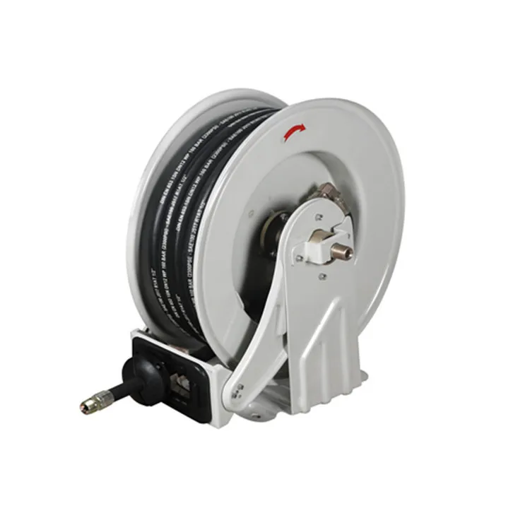 

2025 1/2" 10m 15m Wall-Mounted Retractable Automatic Rewind Spring Oil Lubricant Hose Reel