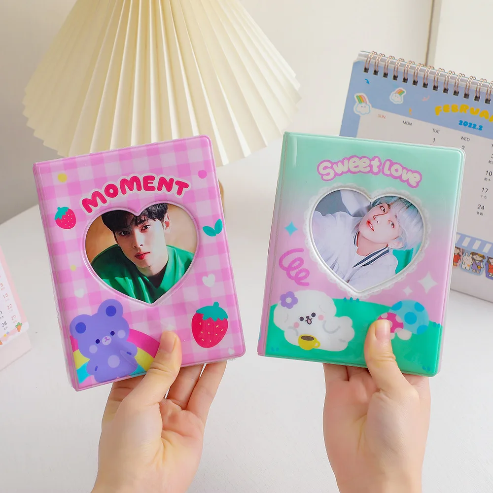 SKYSONIC New Arrival  3inch 5inch Photocards Collect Book Card Holders Kpop Photo Album Holder Card Storage Organizer Stationary