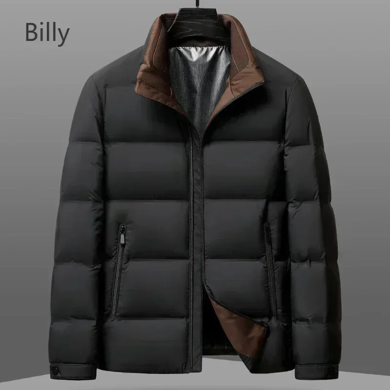 Men's Winter Down Jacket Stand Collar Lightweight Padded Jackets Designer Clothes Men Duck Padding Casual Male Coat