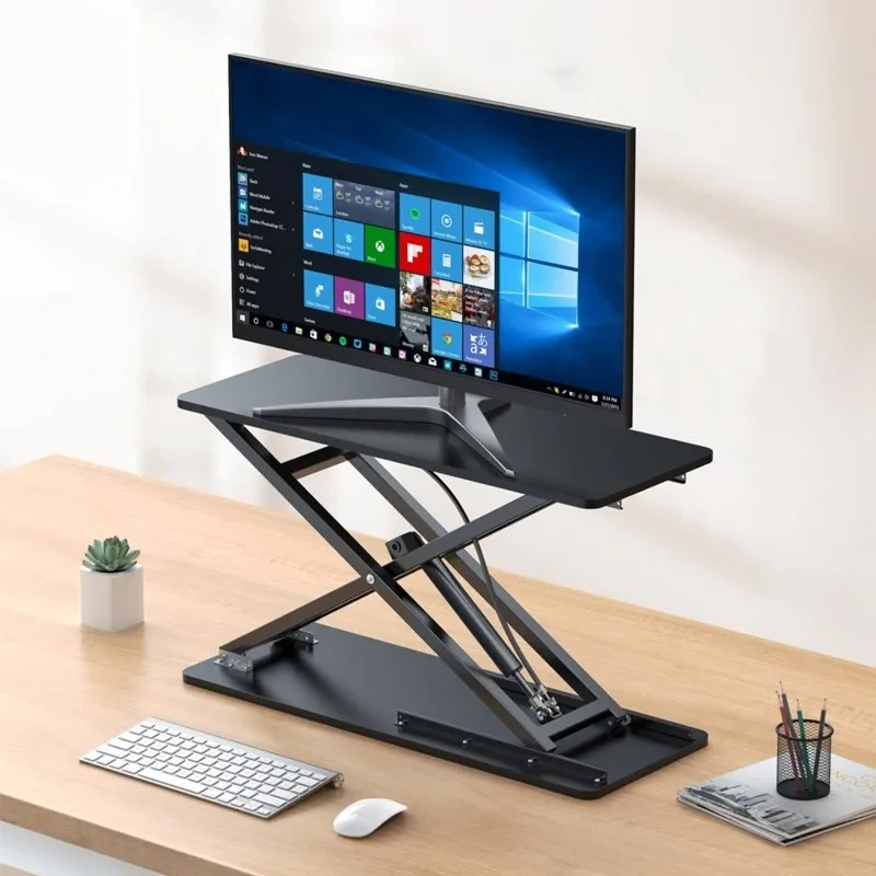 Monitor lift bracket, adjustable height Standing office computer desk Notebook lift bracket