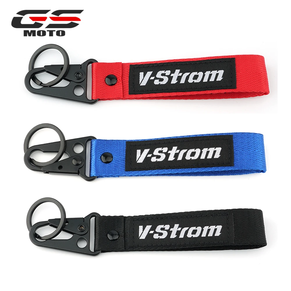 3 Colors For Vstrom DL250 DL650 V-Strom DL1000 DL 650 650XT 1000 1000XT Moto Bike Bicycle Keychain Holder Keyring Key Chain Ring