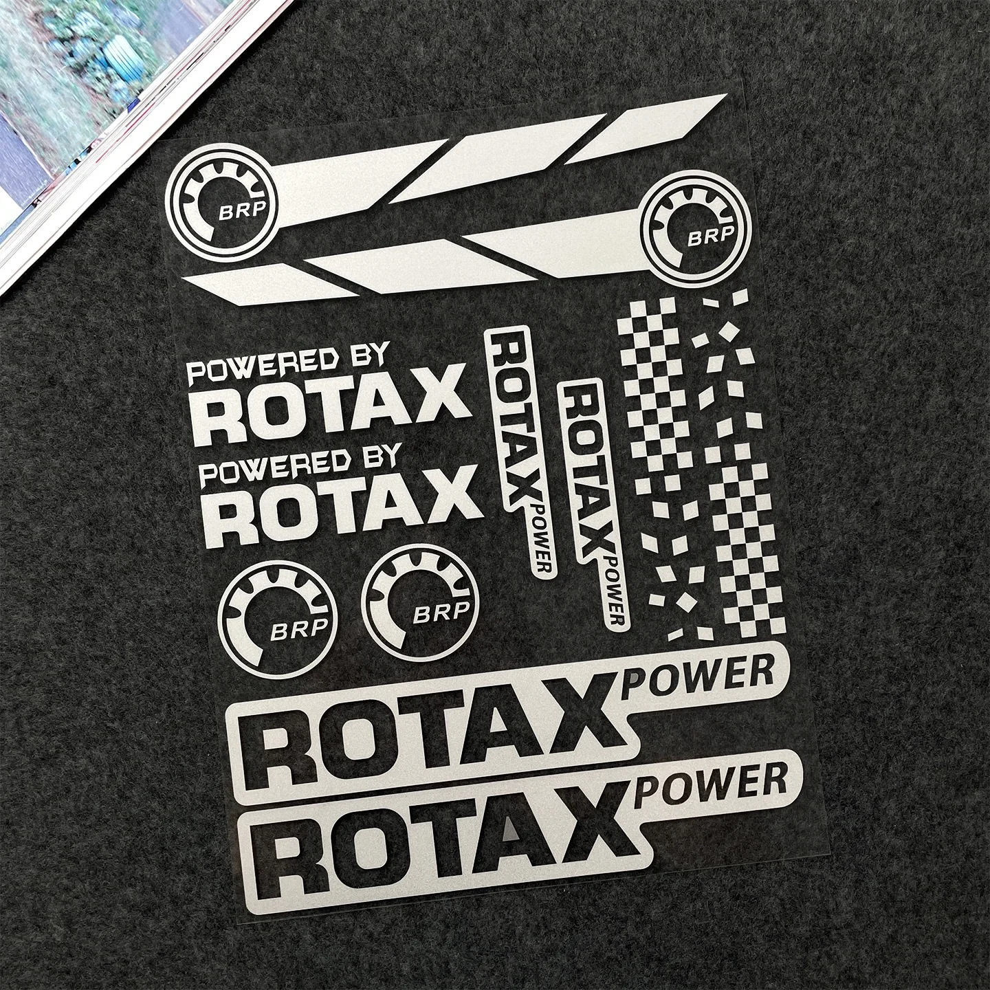 Jet-Ski-Aufkleber „Powered By Stickers“ RXP RXT GTI WAKE Boot ROTAX Aufkleber 1330 1000R 1630 150 Aufkleber für Ski-doo Brp Can-am Rotax