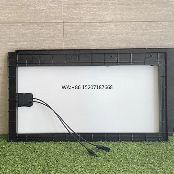 Monocrystalline Silicon 182mm X 182mm 16 Cells for Villa All Black BIPV Solar Roof Tiles 68W