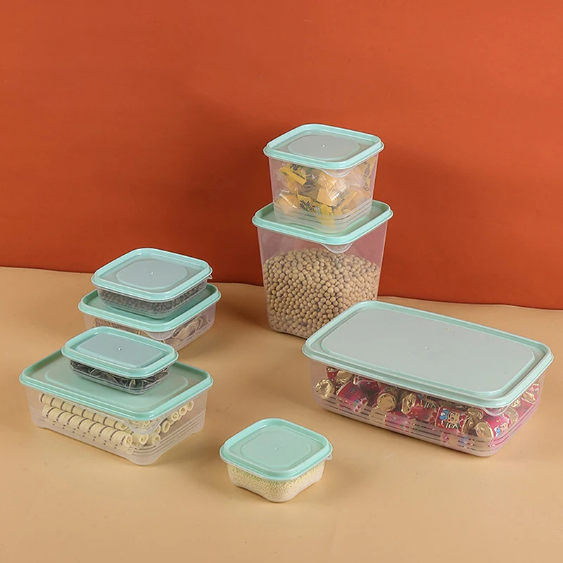 Frozen Preservation Box Thick Plastic Food Sealing Box Bento Box Refrigerator Kitchen Storage Box Multi Piece Freezer Box