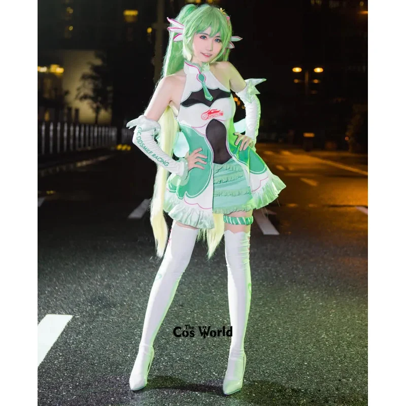 2017 Miku سباق البدلة اللباس الزي الرسمي أزياء أنيمي تأثيري #5