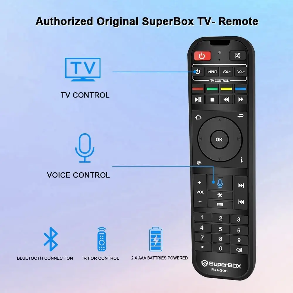 S5 Pro S5 Max S6Pro S6Max S6Ultra Supreme Voice Remote Control RC-200 S3, suitable for S4PRO