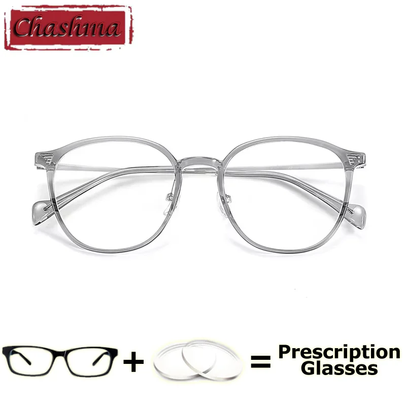 

Женские очки TR90, линзы по рецепту, круглые очки для близорукости минус, модные очки для чтения с рецептами, большие круглые очки для мужчин