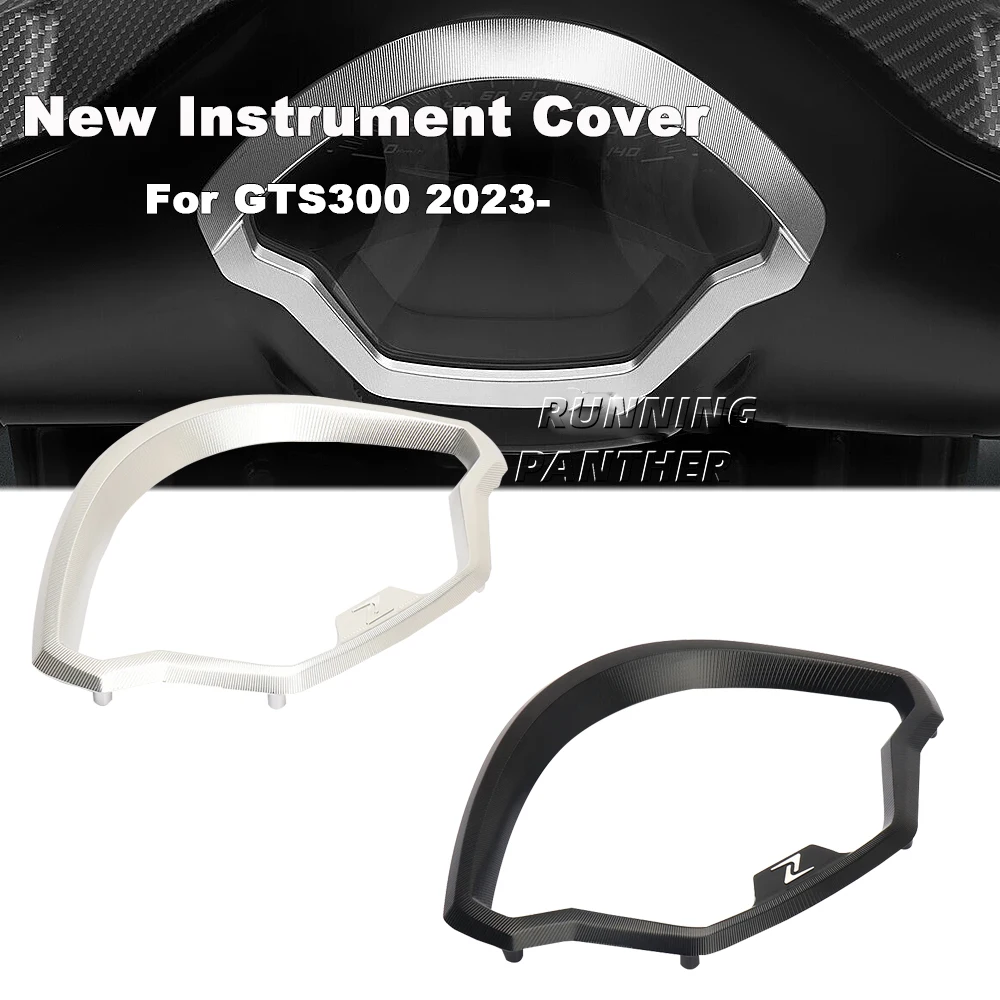 Motorcycle Front Speedometer Gauges Trim Ring Frame Cover Visor For Vespa GTS 300 GTS300 gts300 Gts 300 2023 2024