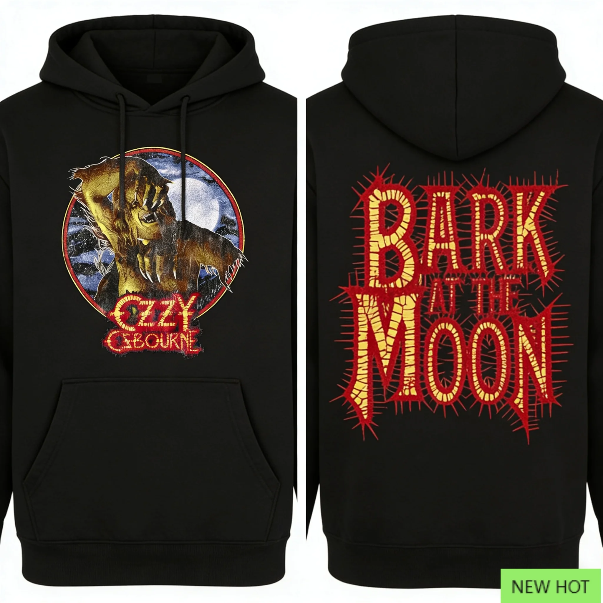 

Толстовка Ozzy Osbourne Bark At The Moon, толстовка в стиле хэви-метал, идеально подходит для фанатов, Who Love Dark Thriller и Heavy Metal Vibe
