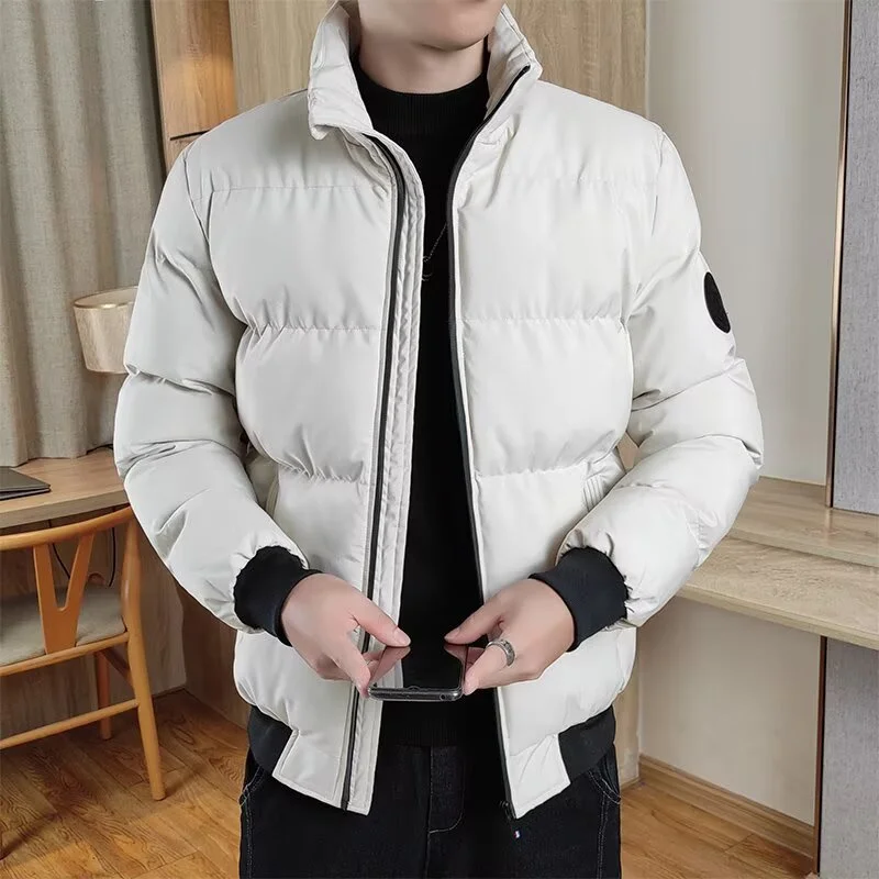 Herbst-Winter-Herren-Reißverschluss-Cardigan-Jacke, schnelltrocknend, trendige Herrenjacke, lässiger Stehkragen-Mantel, große Größe, bequeme Oberteile – Detail 5