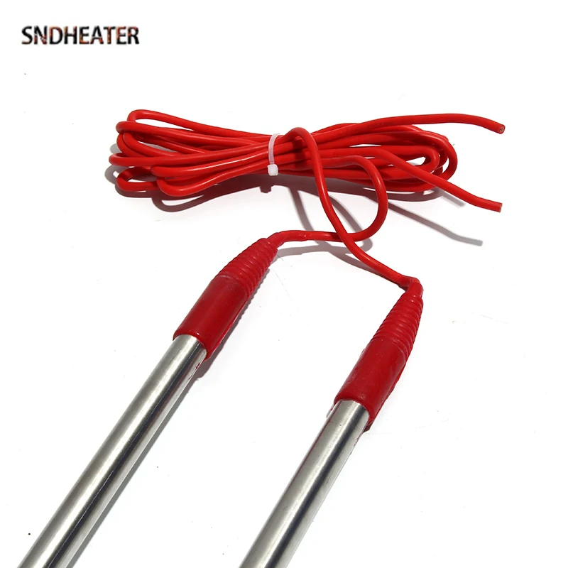 SNDHEATER 2U شكل عنصر تسخين المياه 220 فولت/380 فولت المقاومة الكهربائية أنبوب المرجل الشمسي مع سلك أحمر 3KW/4KW لدلو الماء