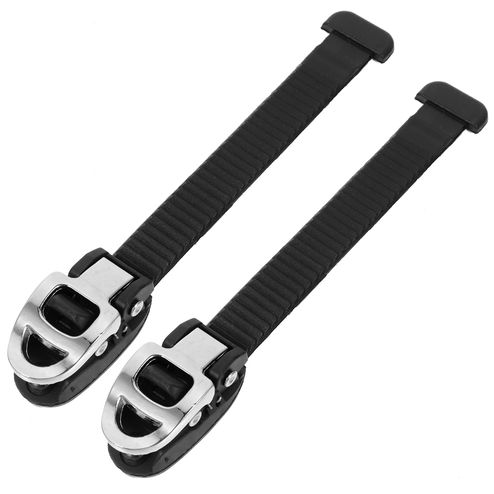 

2Pcs Black Skate Straps for Roller Skate Buckle Skates Replacement PVC Skating Shoes Buckle Straps B