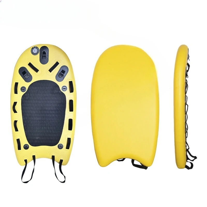 Floating life-saving board Fire water rescue Inflatable life-saving board Towed floating skid board