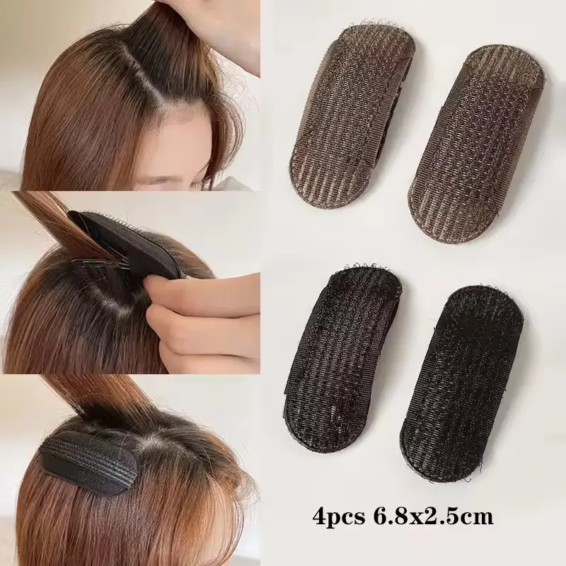 Bladerdeeg Haar Hoofdkussen Onzichtbare Pluizig Haar Pad Spons Clip Broodje Bump It Up Volume Haarbasis voor Vrouwen Meisjes Haarspeld Accessoire