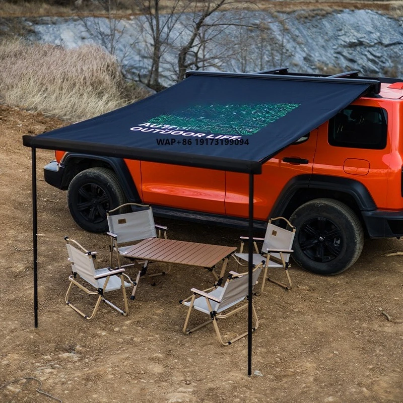 

New Condition Roof Luggage Racks with Side Tents Sunshades for Wind Rain Shelter Camping Picnics Gatherings