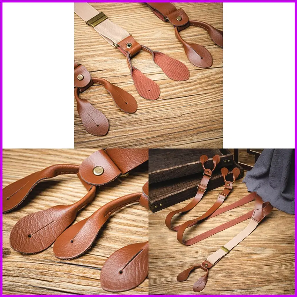 

Elegant Classical Chain Suspenders Upgraded Outfit for Carnivals Party