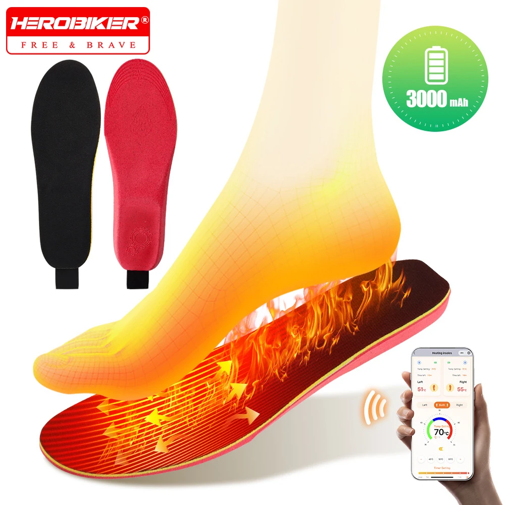 

Стельки с подогревом, электрические грелки для ног для зимы, уличные лыжи, регулируемая температура, обогреватель для ног, подушечки для обуви