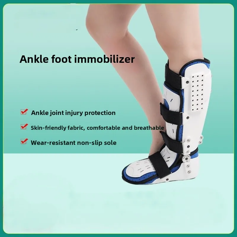 Ankle Brace Foot Drop Corrector Ankle Joint Varus Valgus Calf Fracture Fixer Breathable Leg Feet Support Anti-slip sole