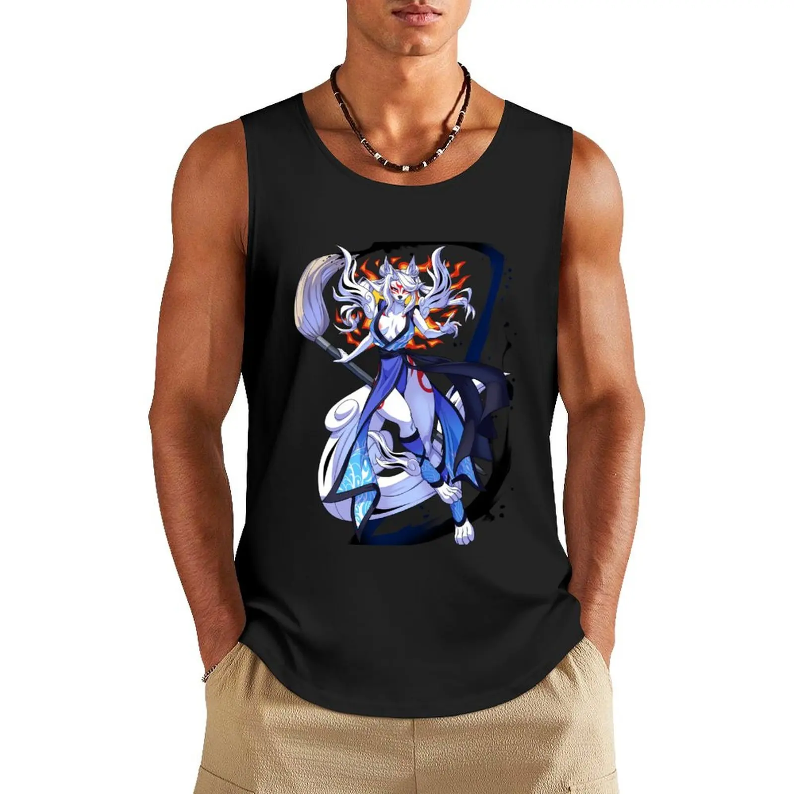 

Amaterasu Okami 10 Tank Top summer clothes for men best selling products Sleeveless top t-shirts for men