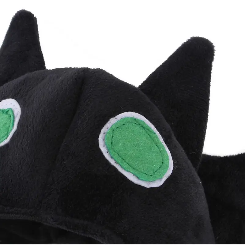 Party Hats For Dogs Halloween Bat Shape Headgear Hat For Cats Adjustable Halloween Hat Soft & Warm Pet Accessories For Carnival