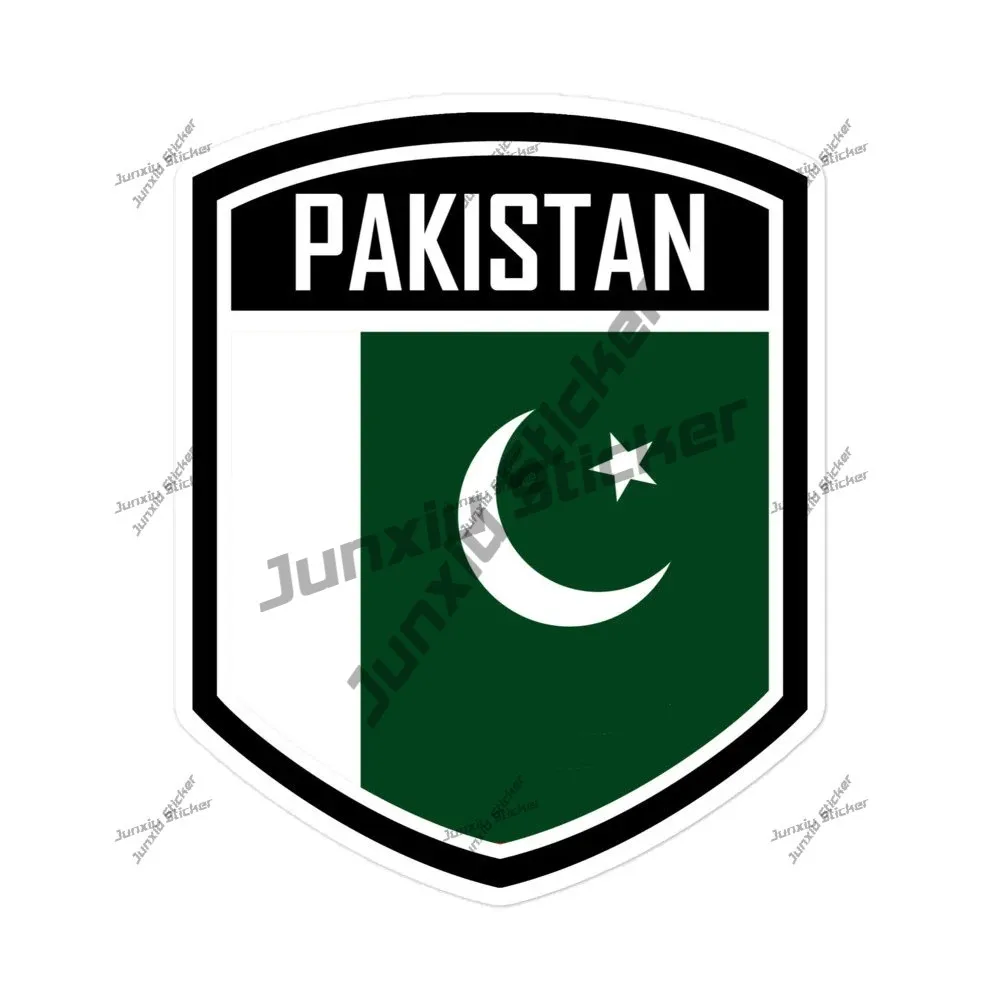 

Pakistan Flag Emblem Sticker Occlusion Scratch Exterior Waterproofing Accessories Jdm Decal Suv Laptop Decoration Camper Sticker