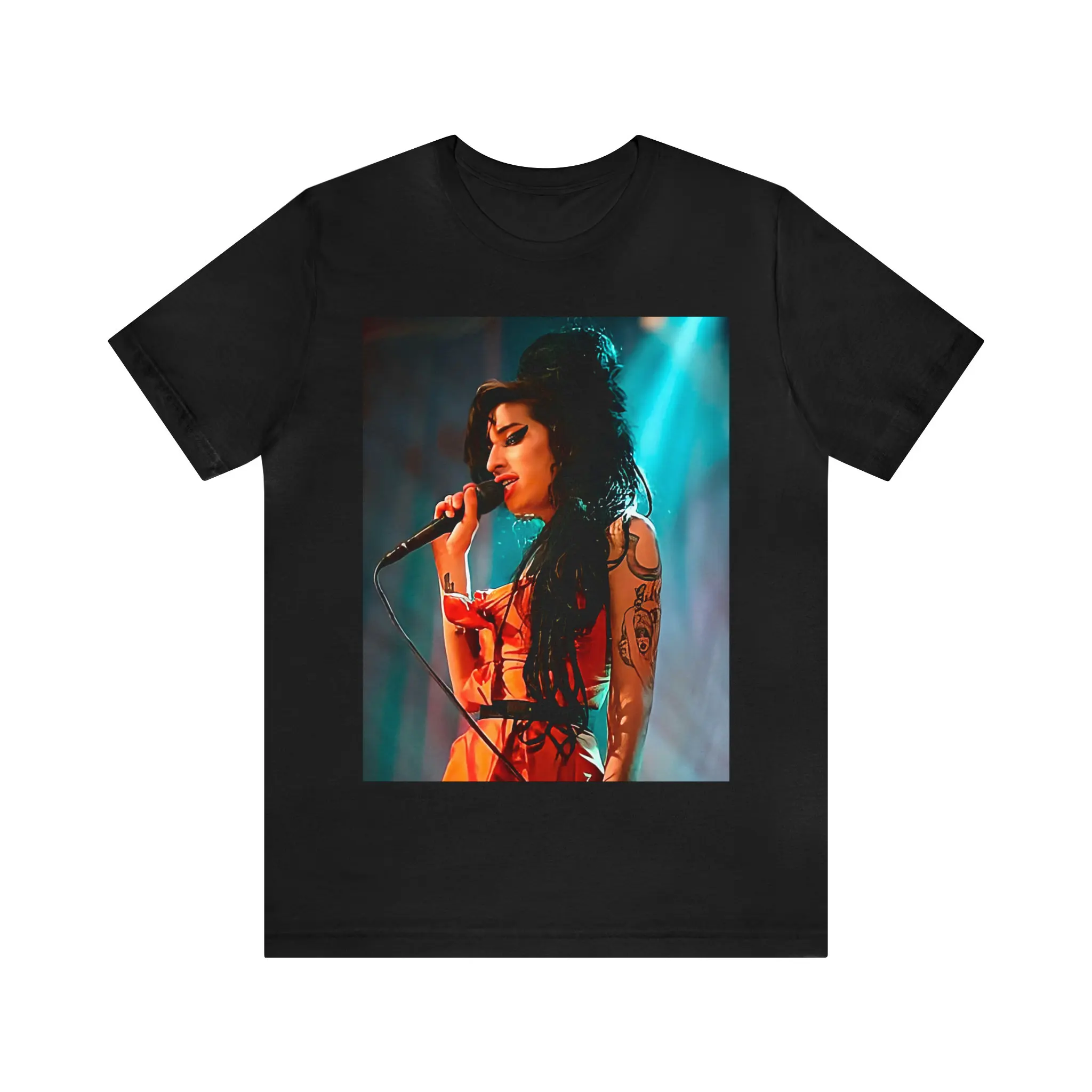 Amy Winehouse Vintage Retro T Shirt Style Bootleg 90s Inspired Aesthetic Photoshoot For Fan