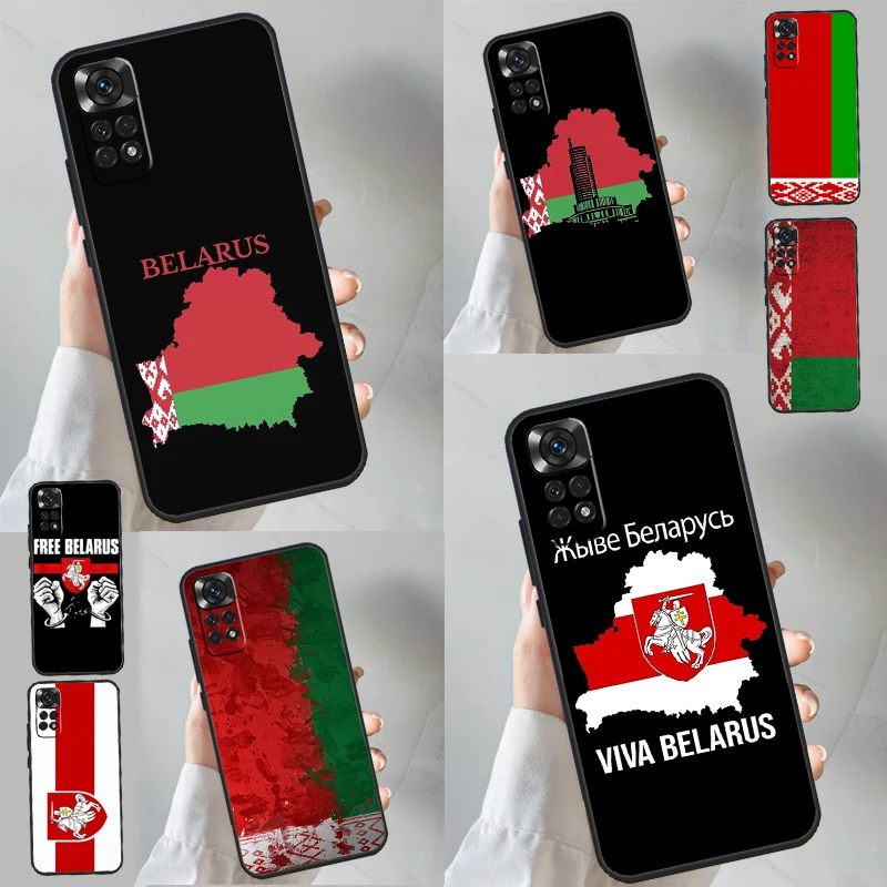 Republic Belarus National Flag Case For Xiaomi Redmi 13C 12 C 10C 9C Redmi Note 13 Pro 9 10 11 12 Pro 9S 10S 11S 12S Cover