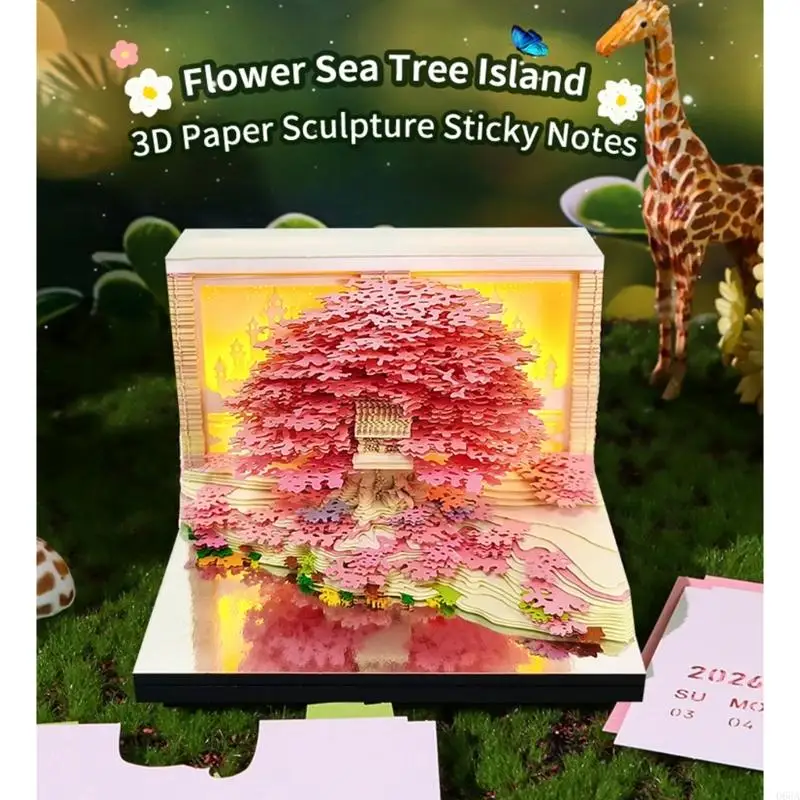 

Двадцать двадцать шесть недельный календарь Художественное оформление Яркий цветущий план домика на дереве Переплет на кнопках