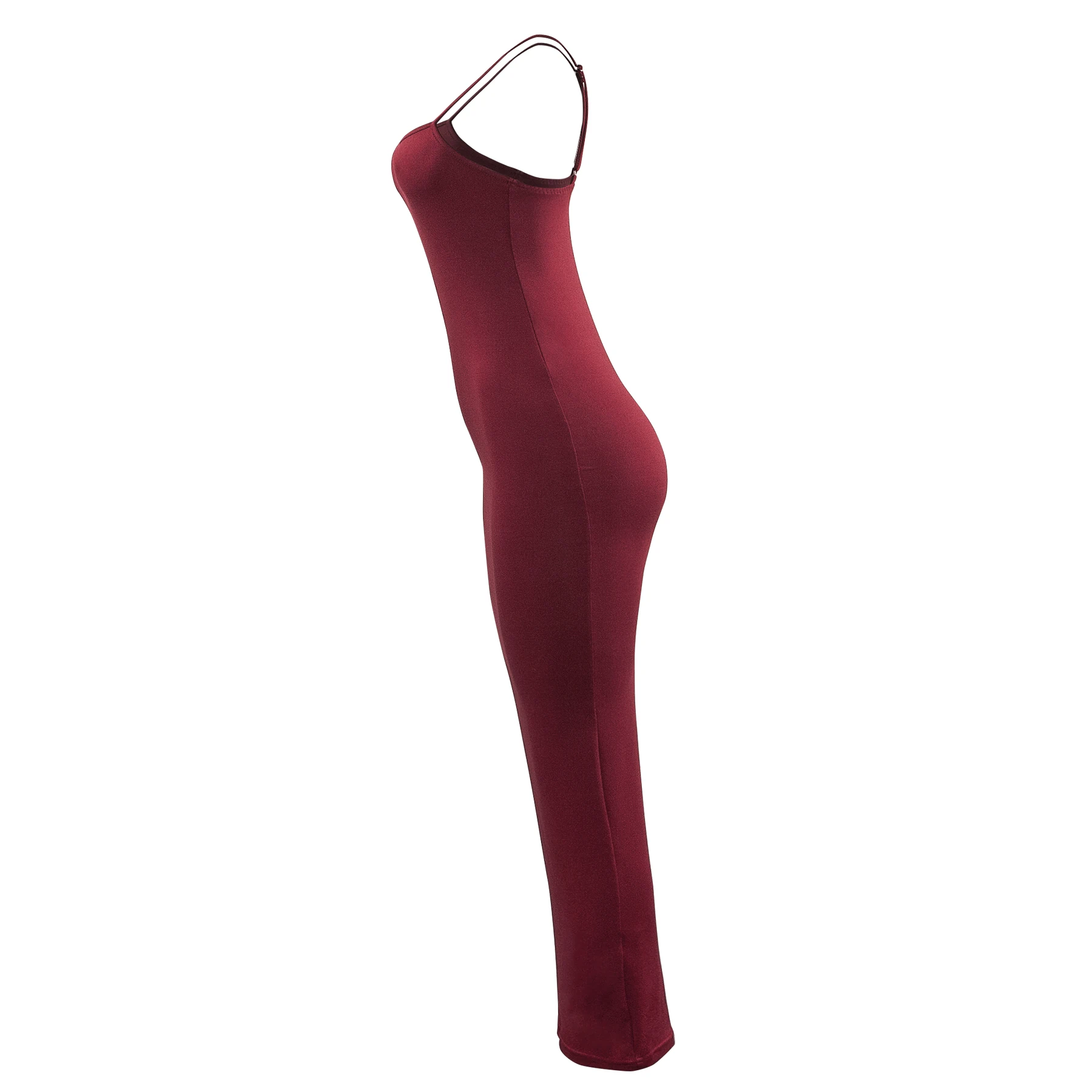 Letnia biała seksowna sukienka damska Streetwear bez rękawów, bez pleców, solidny pasek Spaghetti Bodycon Casual Clubwear eleganckie sukienki imprezowe — zdjęcie 6