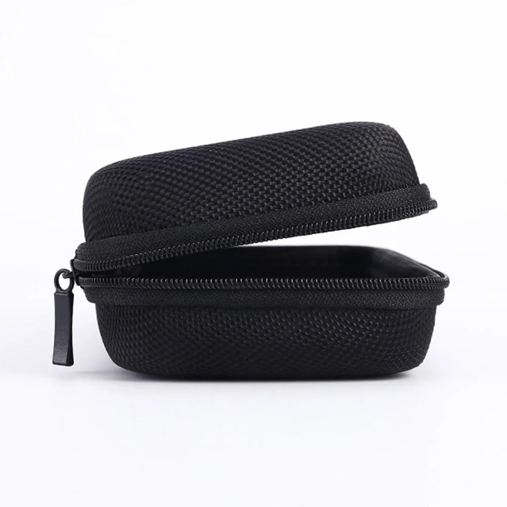

2pcs Microphone Storage Box Black Velvet Waterproof Shockproof Lavalier Carry Case Travel EVA Protective Accessories