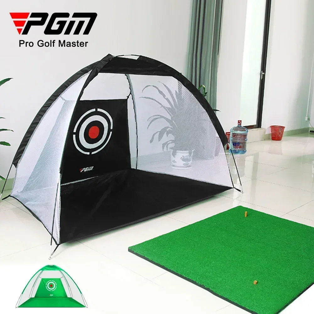 PGM Golf Batting Cage Training Aids Indoor and Outdoorsportsindoor/outdoor Exerciser Mat Set Garden Grass Practice Net 3*2M