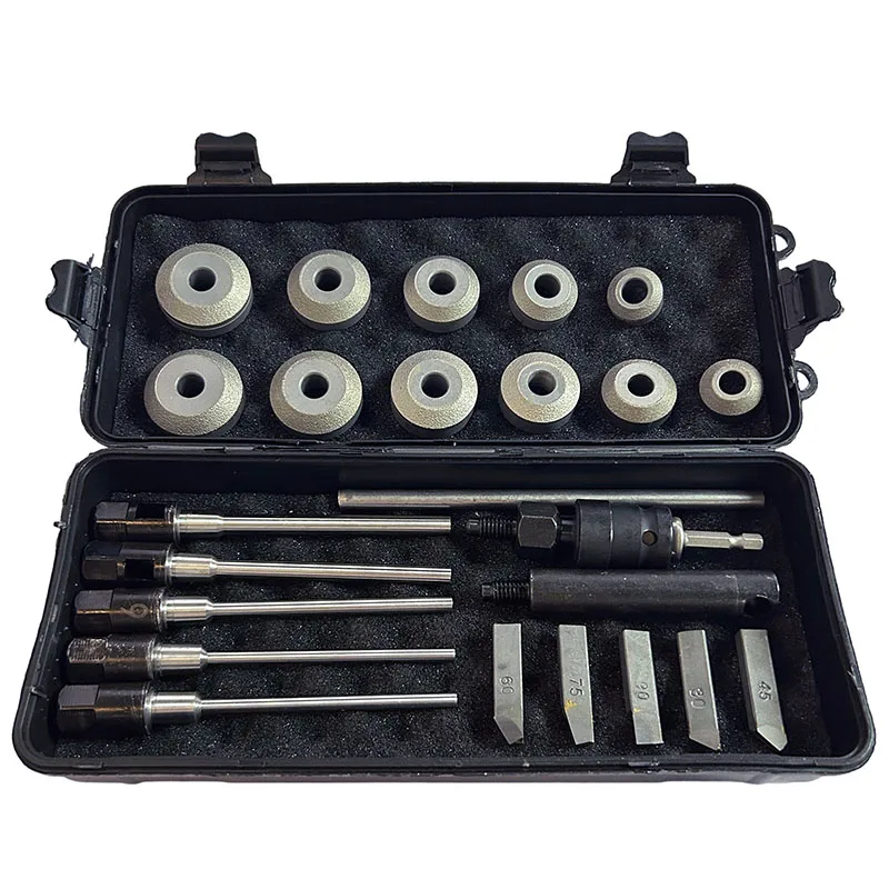 Adjustable Valve Seat Reamer Grinding Wheel, Hard Alloy Car Micro Car Single-sided Boring Tool Set