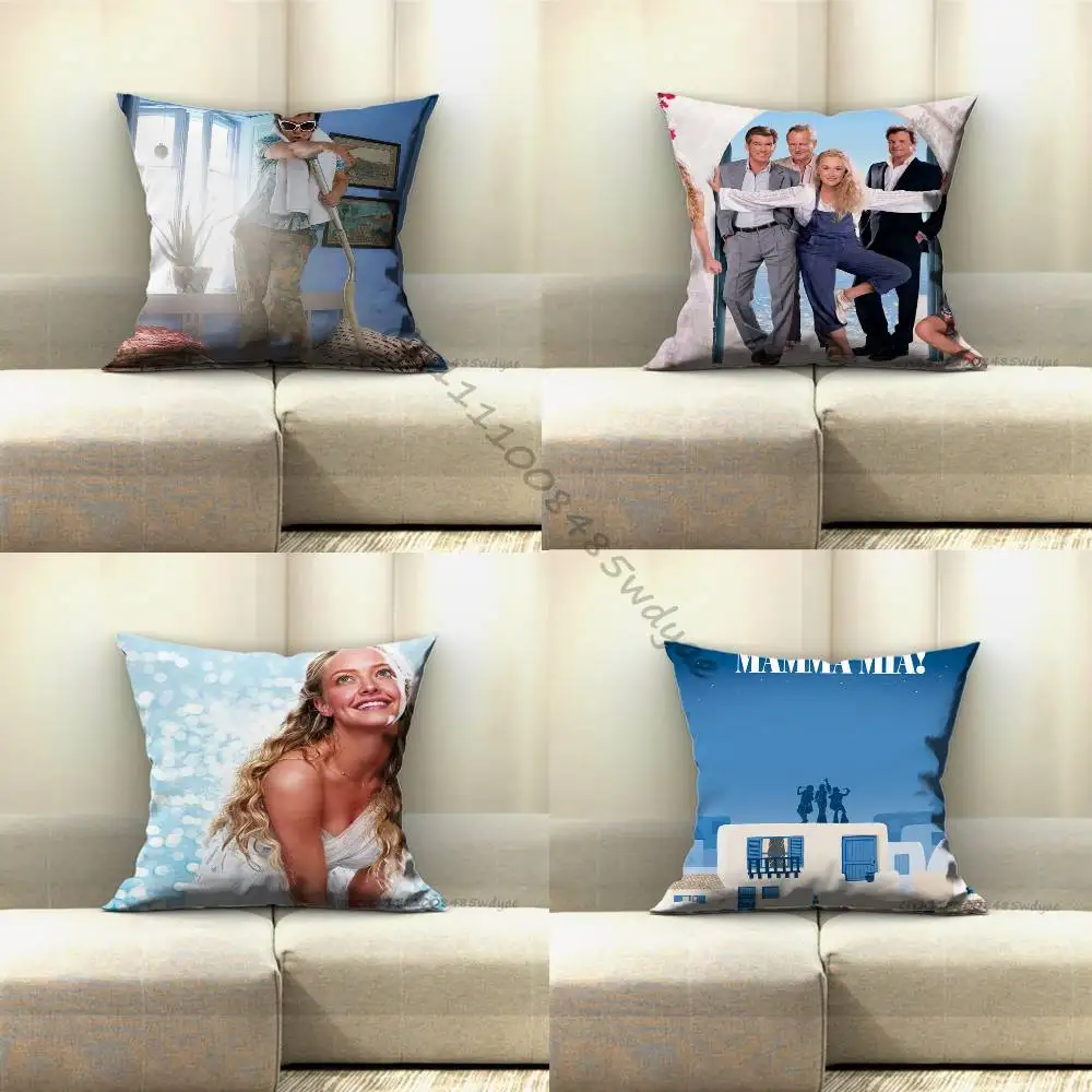 Musical Movie Mamma Mia Pillow for Sofa Seat Chair Decorative/Modern Home Decor Print Throw Cushion