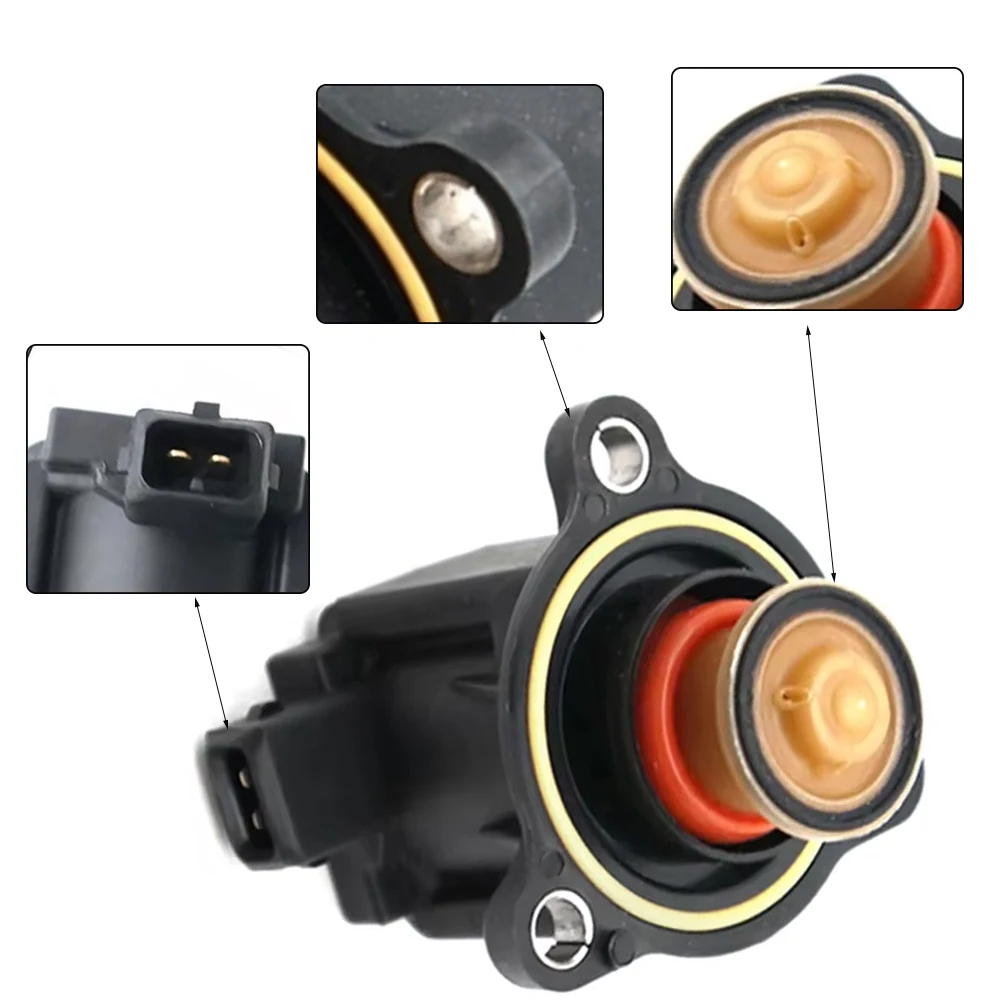 Turbocharger Turbo Divertter Valve Cut Off Turbo Solenoid Valve for BMW 2009-2014 E71, E72 Black 59001107102