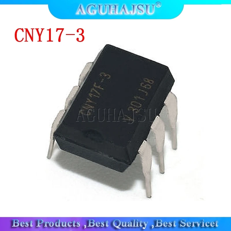 

10PCS CNY17-3 CNY17 Black plastic protective case new original