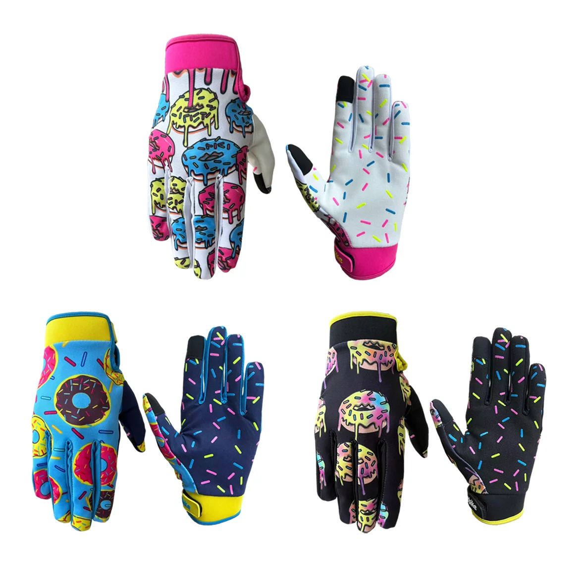 ETBIKE Fahrradhandschuhe, geeignet für Fahrräder, Motorräder, Cross-Country-Rennen, atmungsaktiv für Frühling, Sommer und Herbst