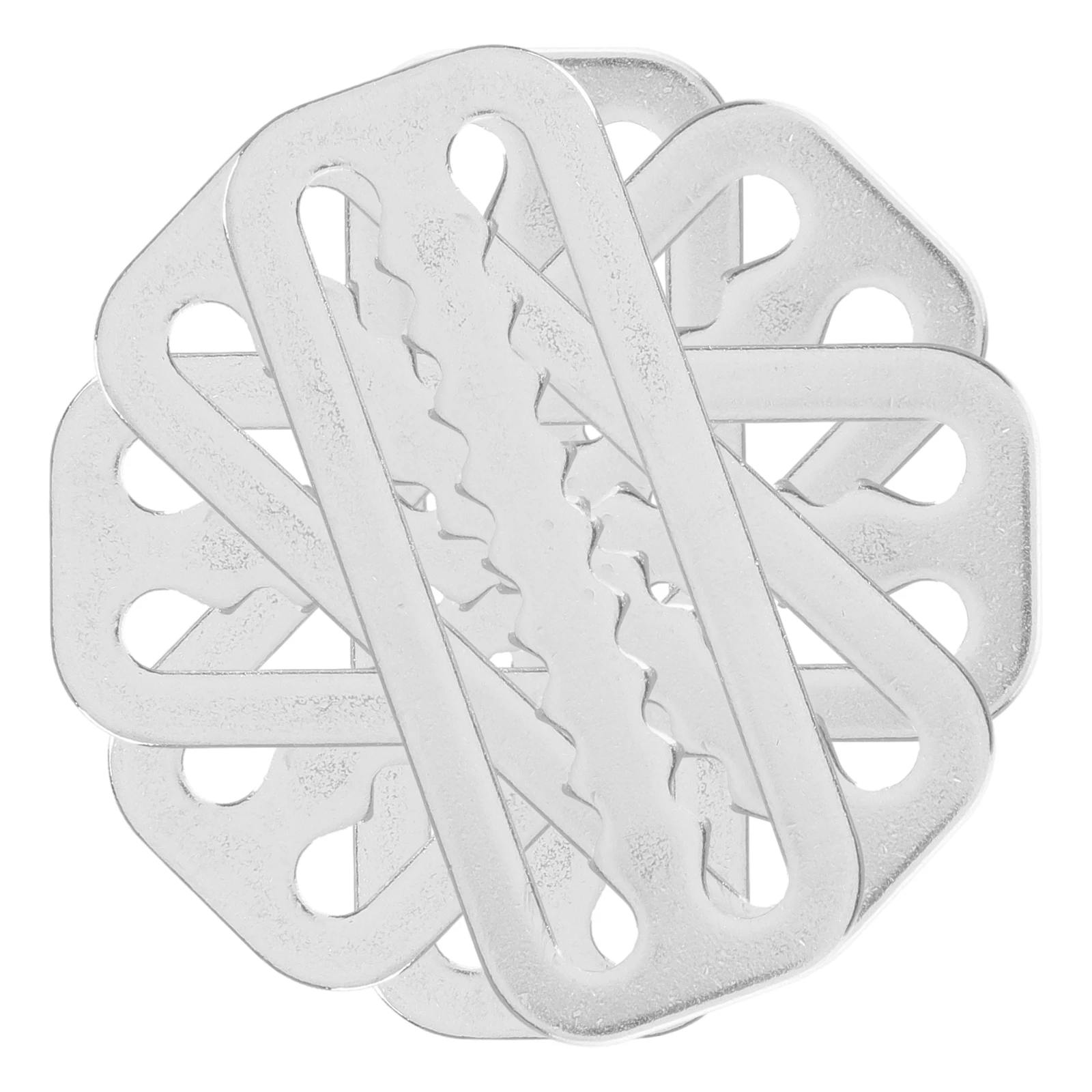 

5pcs Stainless Steel Belt Buckle Serrated Design Diving Weight Retainer Webbing Keeper for Scuba Outdoor Use