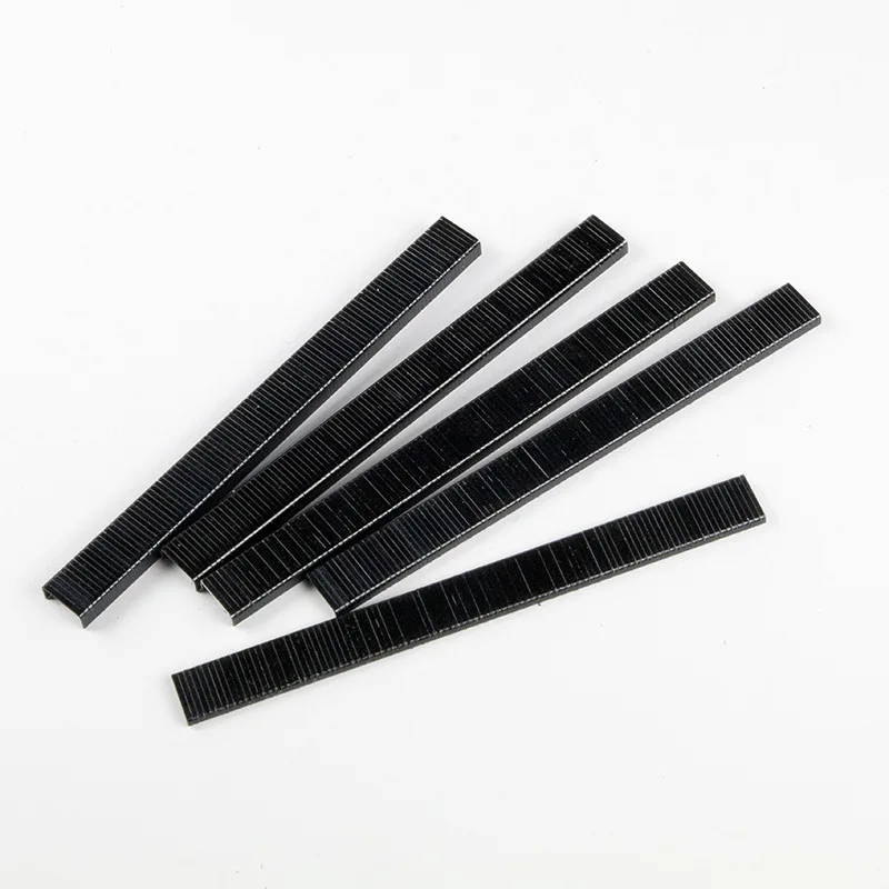 1005JU Type Air Row Nails Furniture Sofa Decoration Gun Nails Black Pneumatic Code Nail Code