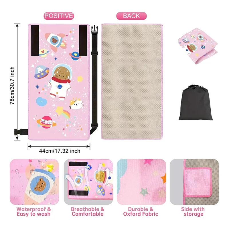 موسع مقعد الطائرة للأطفال، سرير طائرة للأطفال الصغار، موسع مقعد الطائرة للأطفال الصغار - محمول - M53K #6