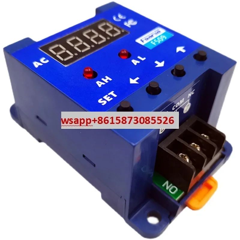 Fengqi brand F509 AC digital ammeter relay upper and lower limit a-l-a-r-m conveyor belt overload controller switch