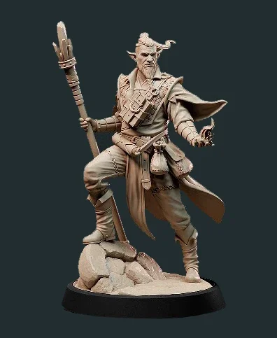 1/24 75mm 1/18 100mm Resin Model Kits Male Warrior Unpainted No Color RW-861