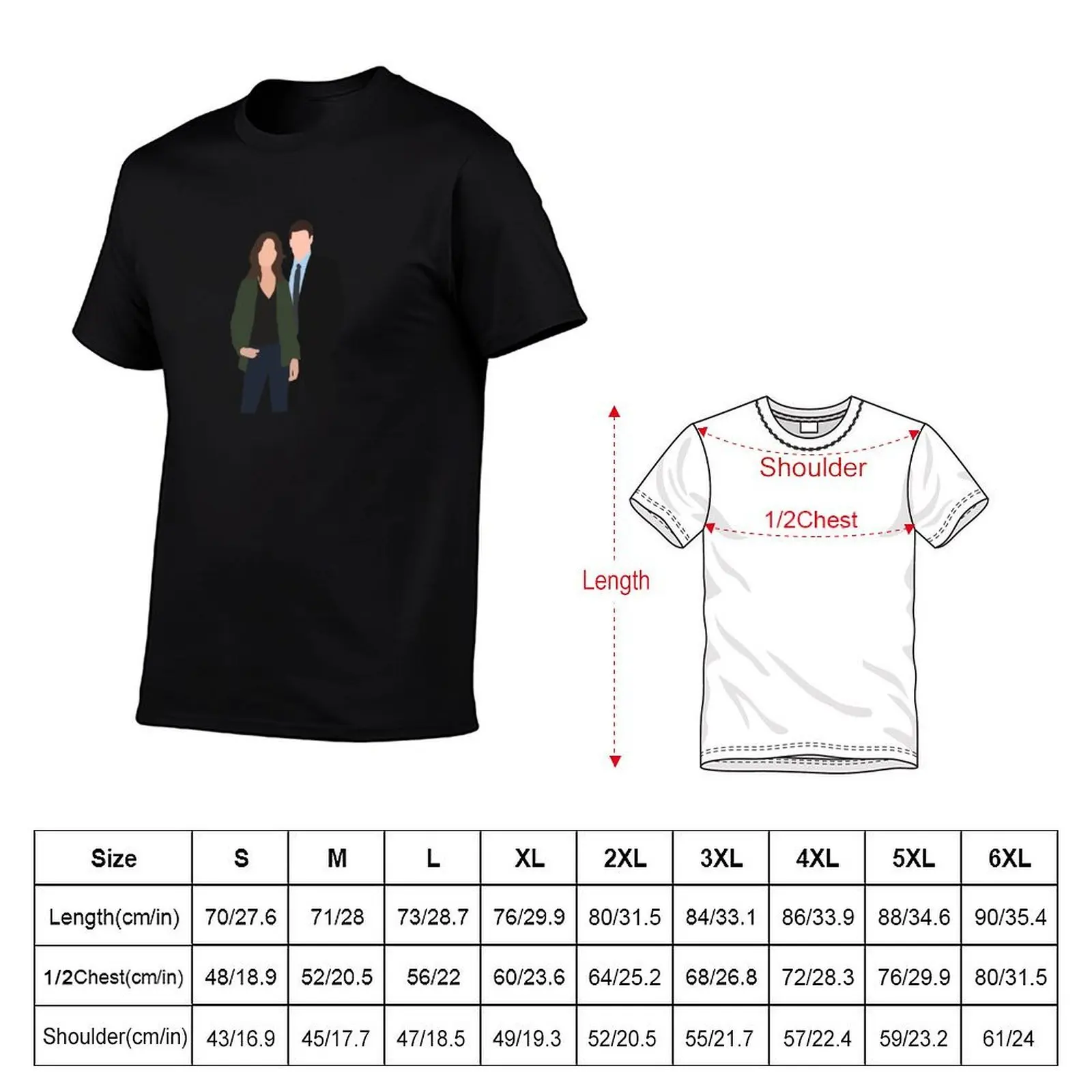 Minimalist Bones booth and Brennan #2 T-Shirt mens graphic t shirts t shirts for man cotton soft anime t shirts oversize T-shirt