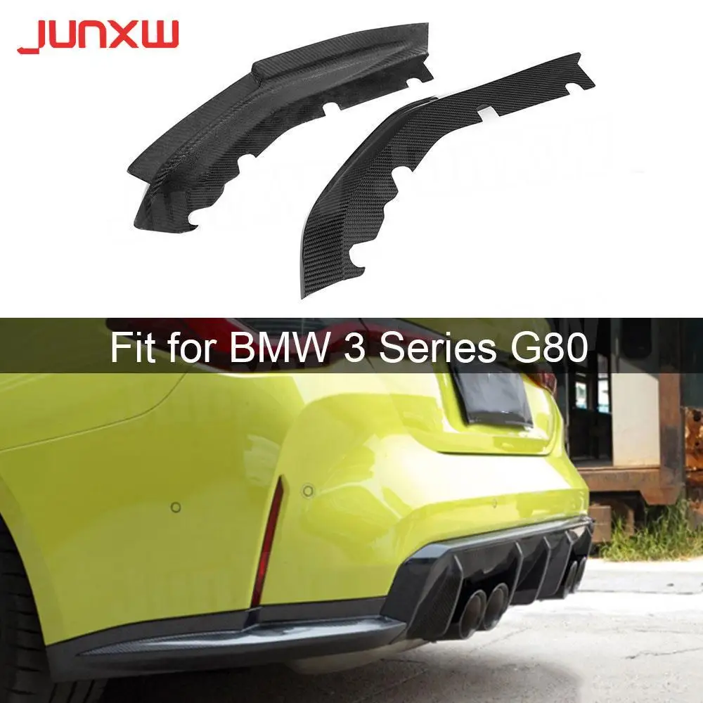 

Dry Carbon Fiber Rear Bumper Lip Splitters Flaps Apron Canards For BMW 3 Series G80 M3 For BMW 4 Series G82 G83 M4 2021+ Style