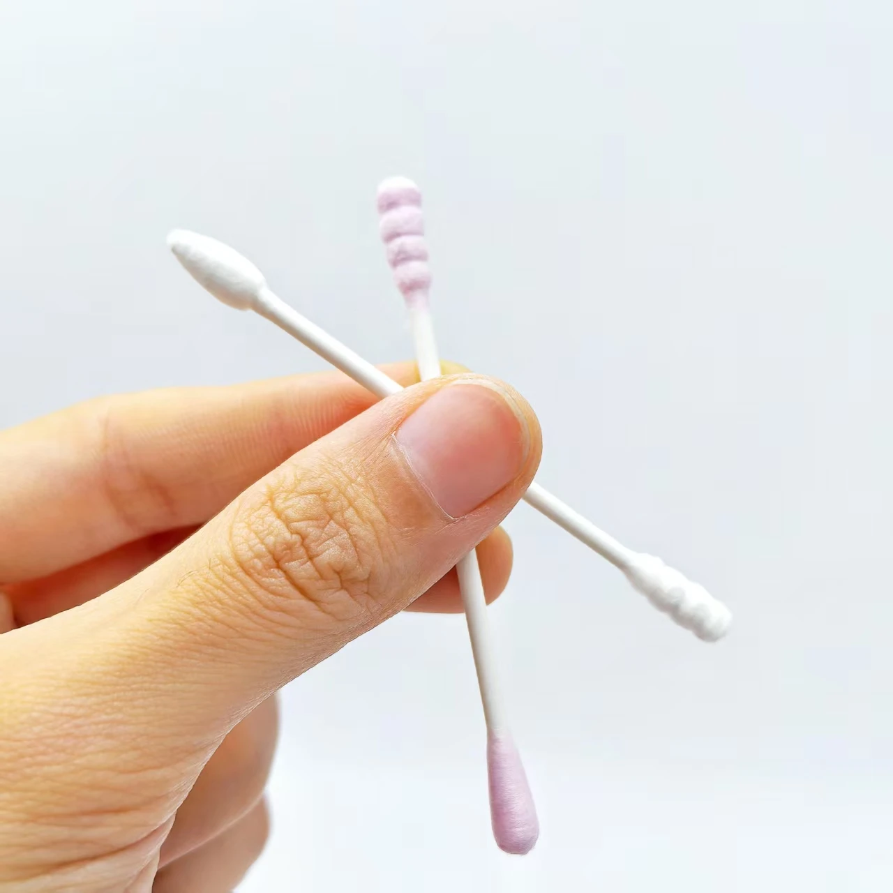 300개/600개 스포츠 시리즈 박스형 면봉 배드민턴 스포츠 패턴, 성인용 양면 선물용 면봉