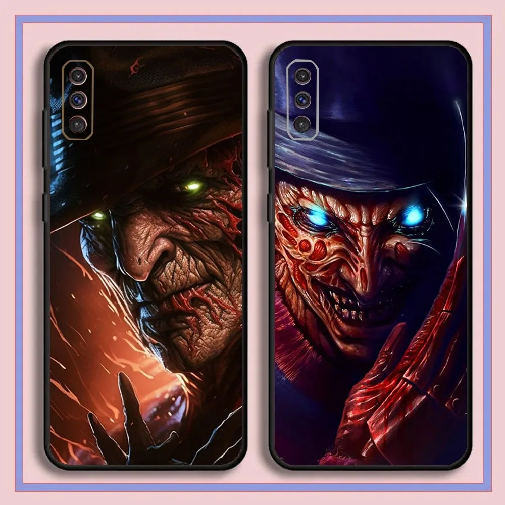 Film K-Krueger F-Freddy Horror Phone Case For Samsung Galaxy A13,A21s,A22,A31,A32,A52,A53,A71,A80,A91 Black Cover