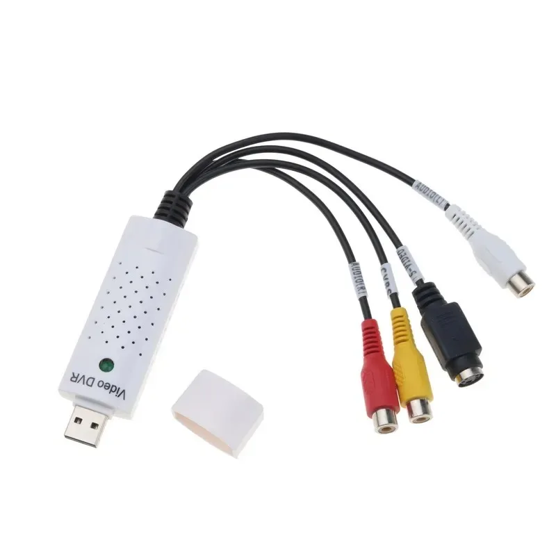 USB 2.0 Video Capture Card Video Audio Converter For TV DVD VHS Audio Capture Adapter Card For TV Video DVR