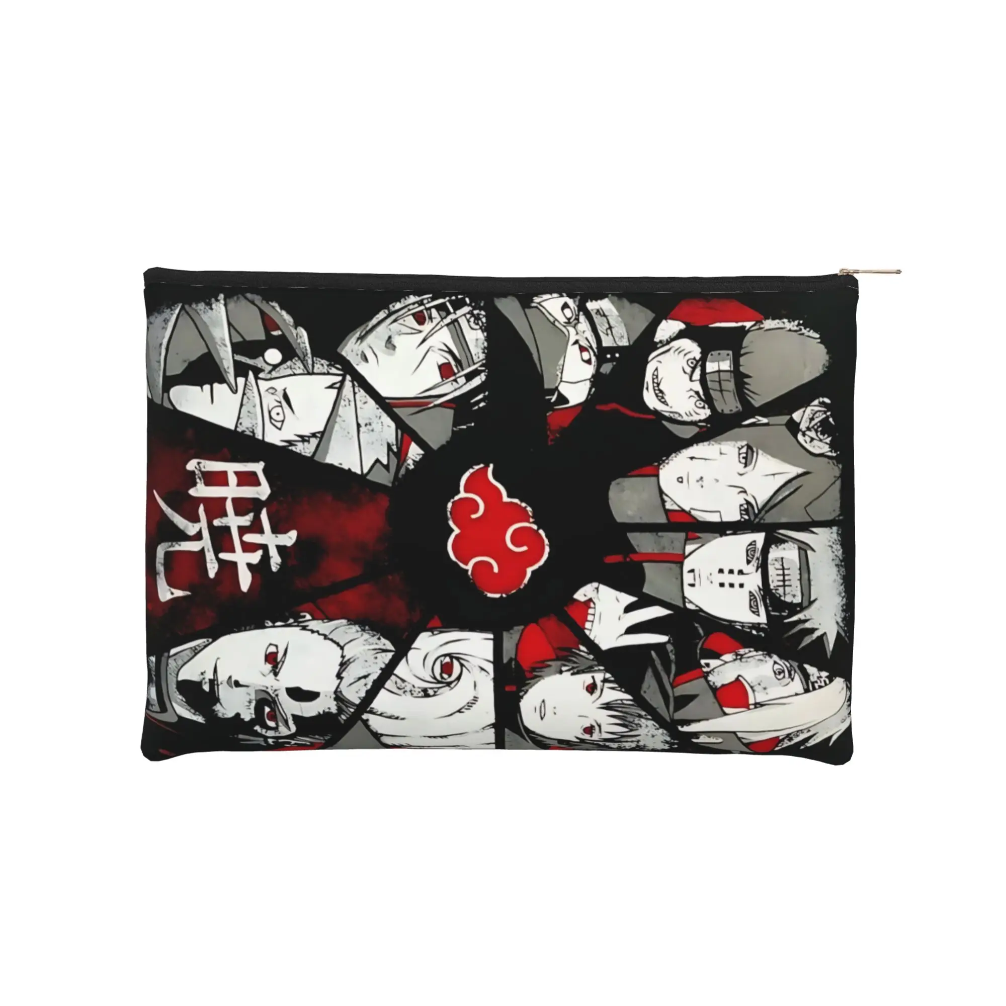anime Foldable Cute pouch Naruto anime comic Makeup Bag  Toiletry Bag with Zipper Toiletry Organizer