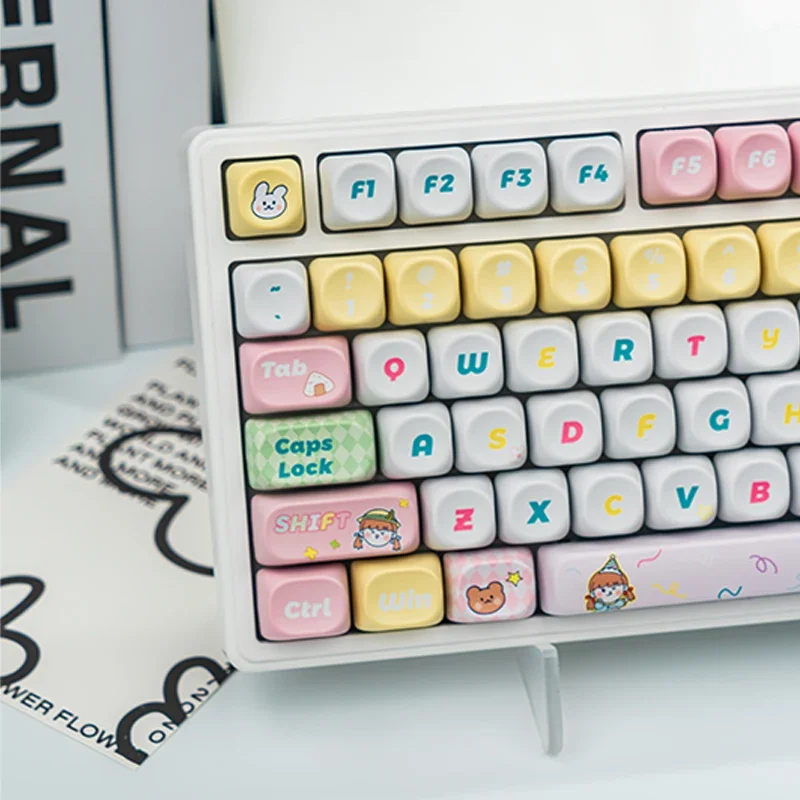 Früher Saison/vollständiger Satz fünfseitiger PBT-Sublimations-Tastenkappen