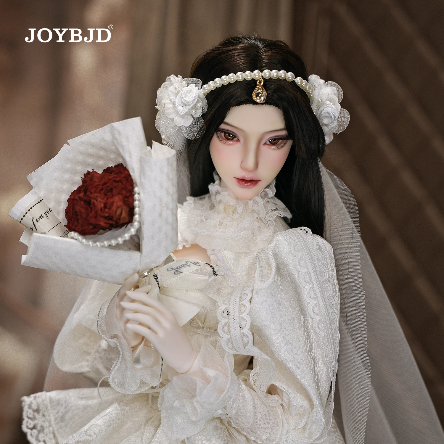 Joybjd Wenwen 1/3 BJD Doll Female Madi Body Wedding Dress Style Classic Beautiful Bride Ball Jointed Dolls