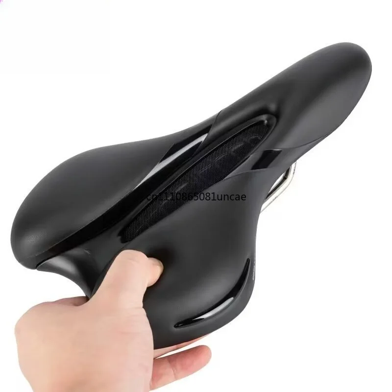 Silicone Hollow Comfort Bike Saddle For MTB Shock Absorb Cycling Replacement Upgrade Parts